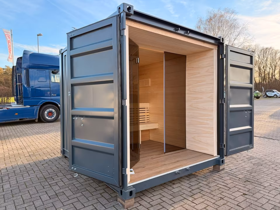 a1 Andere Wiese Sauna Container - Sofort Lieferbar – Bild 1