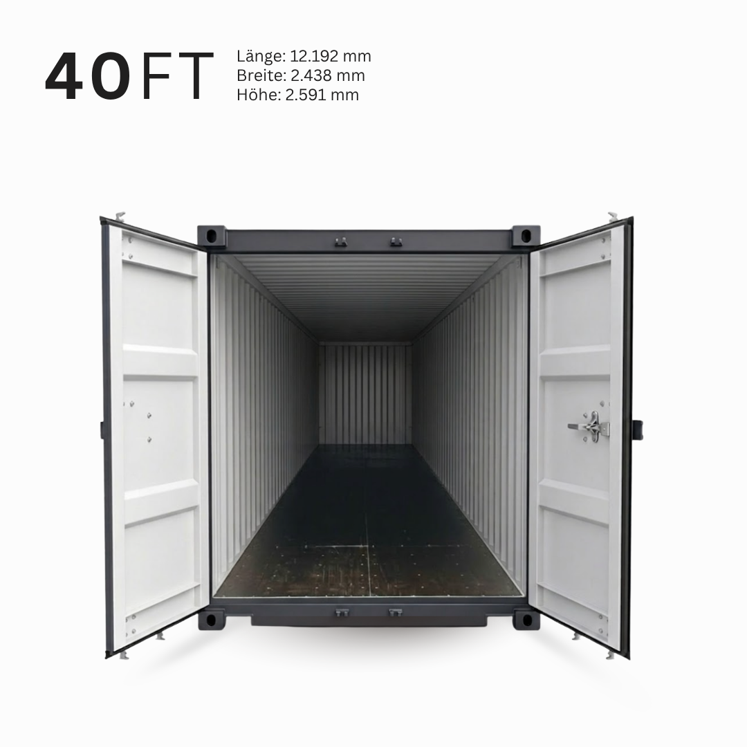 d2 40FT Standard Seecontainer, Lagercontainer – Bild 1