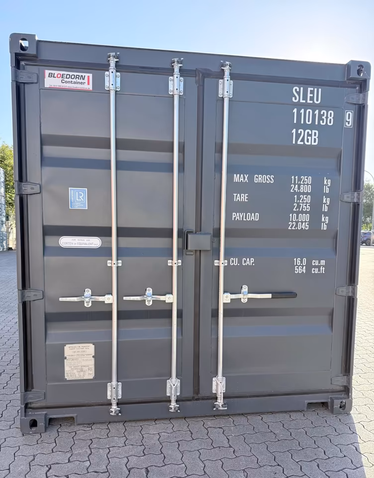 e1 10 Fuß Seecontainer 3 Meter Lagercontainer Materialcontainer – Bild 1