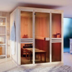 Finntherm Karina Innensauna Naturbelassen 175x194x199cm 72mm Wandstärke