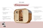 Fasssauna Quadro 0 – Bild 2