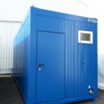 20 Fuss Bürocontainer mit WC- Abteil und Pantryküche - gebraucht