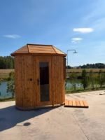 OFURO SAUNA♨️für 2-Personen mit Dusche♨️Harvia 6kW Heizgerät – Bild 6