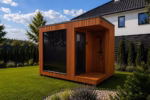 ARIES Cube Oasis 350 – Ihr Garten-Spa mit Terrasse & Regendusche