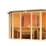 Sauna Innensauna Isra inkl. Saunaofen 9kW integr. Steuerung