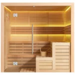 AWT E1613XL Hemlock Sauna 240x200 für 5-6 Personen