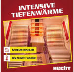 Hecht Infrarot Sauna Fantasy 180x180x190cm – Bild 2
