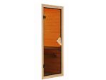 Karibu Innensauna Airi + Glasfront + 9kW Bio-Kombiofen + externe Steuerung - 68mm Elementsauna - Ecksauna – Bild 6